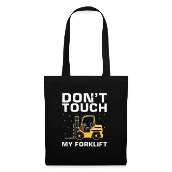 Forklift operator and forklift driver - Tote Bag - black - Front