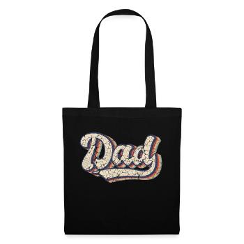 Retro Vintage Daddy 60s 70s 80s 90 Party Costume - Tote Bag - black - Front