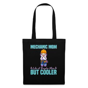 Mechanic Mom Like A Regualr Mom But Cooler - Stoffbeutel - Schwarz - Vorne