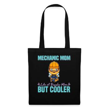 Mechanic Mom Like A Regualr Mom But Cooler - Stoffbeutel - Schwarz - Vorne
