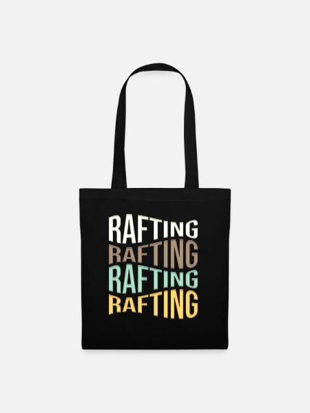 rafting - Stoffbeutel - Schwarz