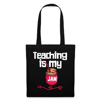 Teaching is my Jam Back to School Teachers - Tote Bag - black - Front