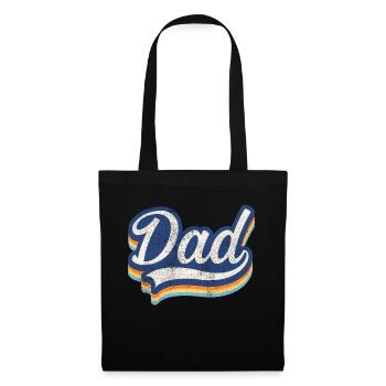 Retro Vintage Daddy 60s 70s 80s 90 Party Costume - Tote Bag - black - Front