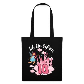 I am already 10 fairy magic castle 10. - Tote Bag - black - Front