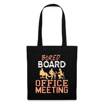 Bored Board office meeting - Stoffbeutel - Schwarz - Vorne