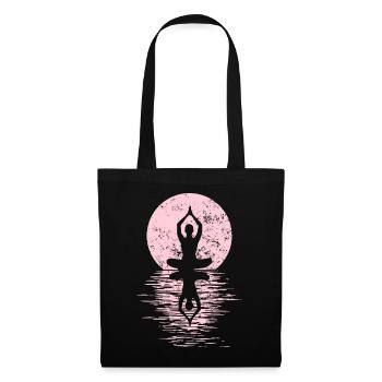 Yogi Yogini Gesundheits Meditation Outfits Girls - Stoffbeutel - Schwarz - Vorne