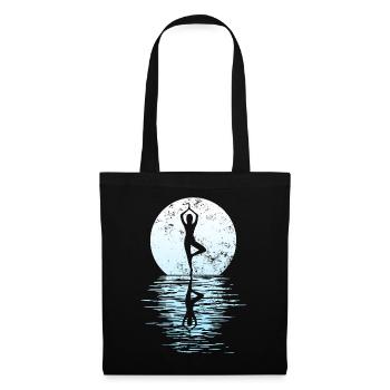 Yogi Yogini Gesundheits Meditation Outfits Girls - Stoffbeutel - Schwarz - Vorne