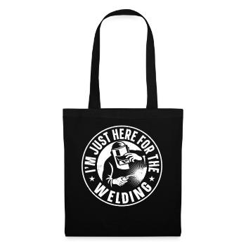 Welder Welding Vintage I'm Just - Stoffbeutel - Schwarz - Vorne