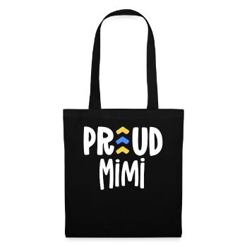 Proud Mimi Down Syndrome Grandma Family T21 - Tote Bag - black - Front
