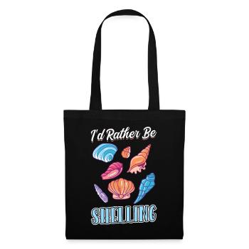 I'd rather peel - Seashell - Tote Bag - black - Front