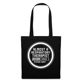 Presque une chemise d’inhalothérapeute, chargement - Sac en tissu - noir - Devant