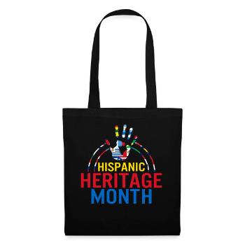 Chemise du Mois national du patrimoine hispanique, hispanique - Sac en tissu - noir - Devant