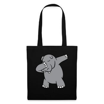 Hippo - Dab, dabbing, dancing - Tote Bag - black - Front