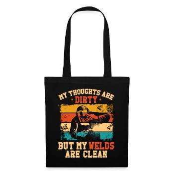Welder Welding Vintage Retro My - Tote Bag - black - Front