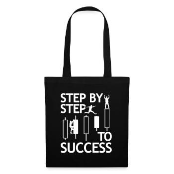 Trader Trading Forex Stock Trading Bourse - Sac en tissu - noir - Devant