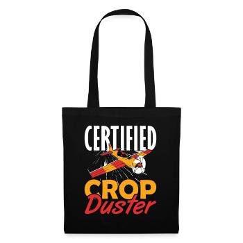 Certified Crop Duster Sprayer - Tote Bag - black - Front