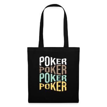 poker - Tote Bag - black - Front