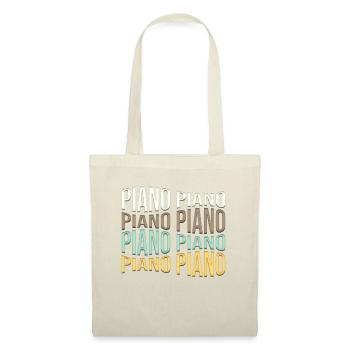 Piano - Sac en tissu - nature - Devant