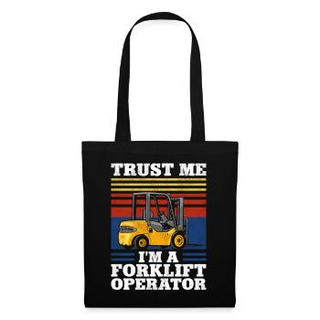 Certified Forklift Truck Operator - Tote Bag - black - Front