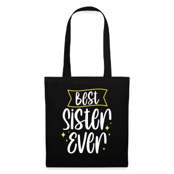 Meilleure sœur de tous les temps Sœurs amies - Sac en tissu - noir - Devant