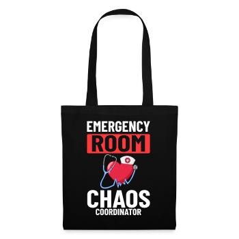 Infirmière d’urgence Premiers soins - Sac en tissu - noir - Devant