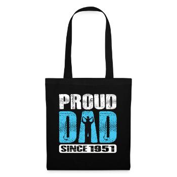 Proud Dad Since 1951 - Stoffbeutel - Schwarz - Vorne