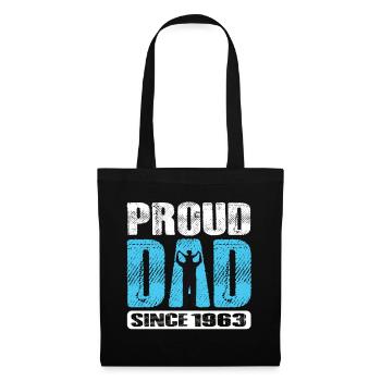 Proud Dad Since 1963 - Stoffbeutel - Schwarz - Vorne