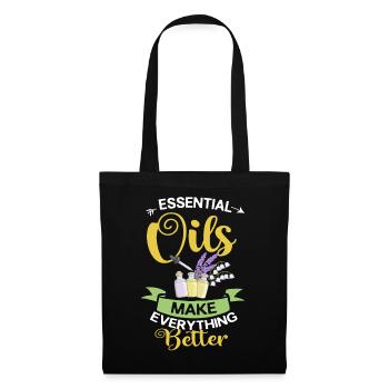 Essential Oil Diffuser Aromatherapy Plants - Tote Bag - black - Front
