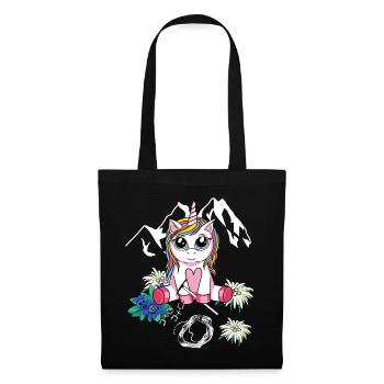 Alpen Unicorn Mountaineer Alpinisme Enfant descente en rappel - Sac en tissu - noir - Devant