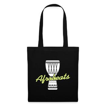 Genre soul de batterie afrobeat - Sac en tissu - noir - Devant