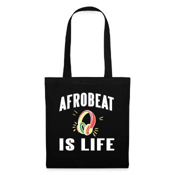 Arobeat, c’est la vie - Sac en tissu - noir - Devant