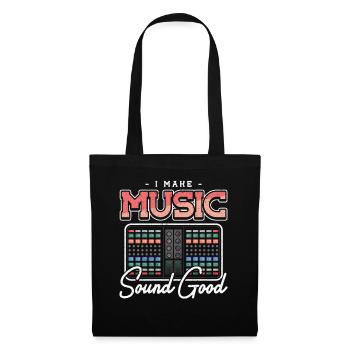 Sound Guy I make Music Sound Good Sound Ingénieur du son - Sac en tissu - noir - Devant
