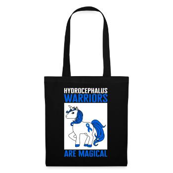 Hydrocephalus Awareness Shirt, Warriors Are - Tote Bag - black - Front