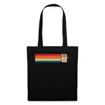 Retro Style Barista Coffee Maker For Coffee Lover - Tote Bag - black - Front