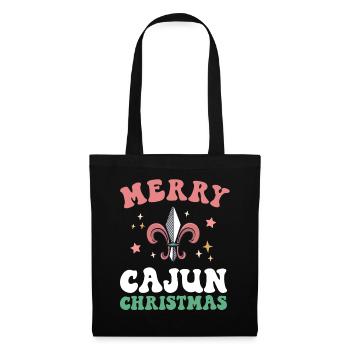 Frohe Cajun Weihnachten Süd-Louisiana Weihnachten Neu - Stoffbeutel - Schwarz - Vorne