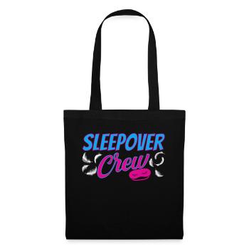 Soirée pyjama de l’équipe pour la nuit - Sac en tissu - noir - Devant