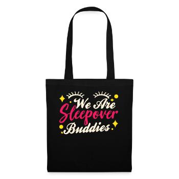 Nous passons la nuit à la fête - Sac en tissu - noir - Devant