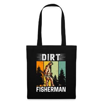 Dirt Fischer Metal Détection de la saleté Pêche - Sac en tissu - noir - Devant