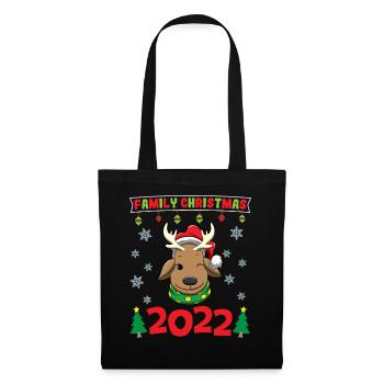 Family Christmas 2022 Funny Matching Xmas Lover - Tote Bag - black - Front