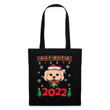 Family Christmas 2022 Funny Matching Xmas Lover - Tote Bag - black - Front
