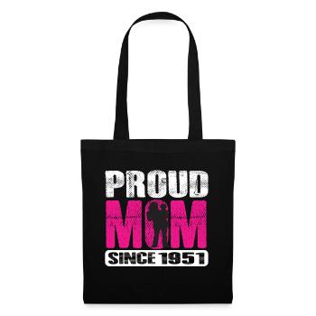 Proud Mom Since 1951 - Stoffbeutel - Schwarz - Vorne