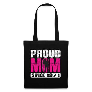 Proud Mom Since 1971 - Stoffbeutel - Schwarz - Vorne