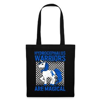 Hydrocephalus Awareness Shirt, Warriors Are - Tote Bag - black - Front