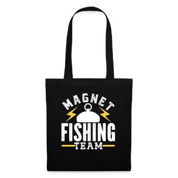 Magnet Fishing Team Magnet Fishing Magnet Pêcheurs - Sac en tissu - noir - Devant