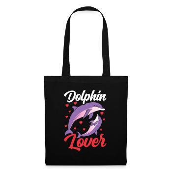 Dolphin lover Dolphins Dolphins Dolphin - Tote Bag - black - Front