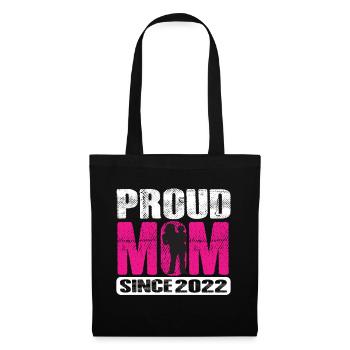 Maman fière depuis 2022 - Sac en tissu - noir - Devant