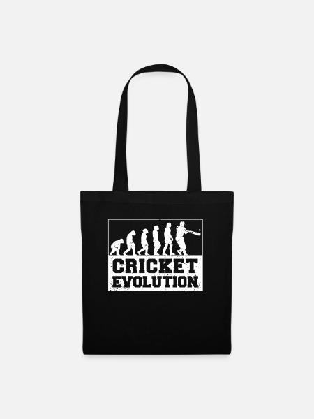 Kricketspieler Cricket-game Evolution - Stoffbeutel - Schwarz
