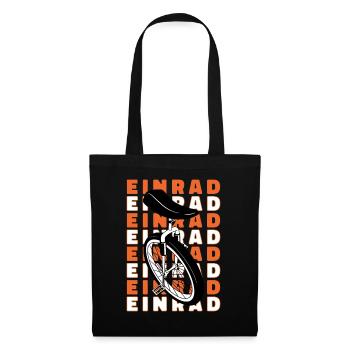 Unicycle Unicyclist Unicycle Unicycle - Tote Bag - black - Front