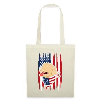 July 4th Dog USA Independence Day - Tote Bag - nature - Front