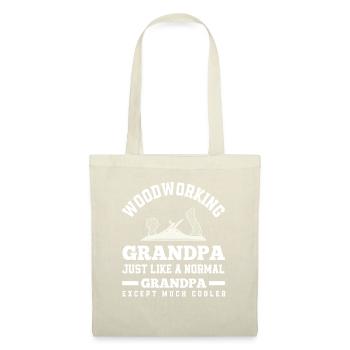 Grand-père menuisier - Sac en tissu - nature - Devant